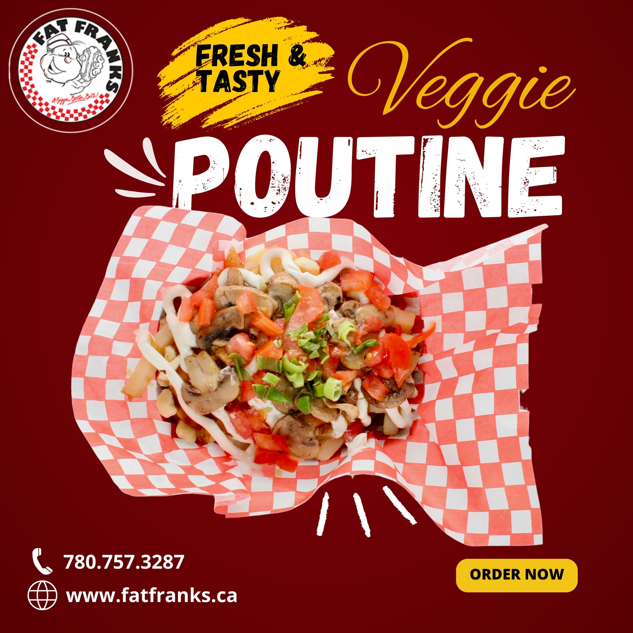 Deliciously Veggie Poutine At Fat Franks